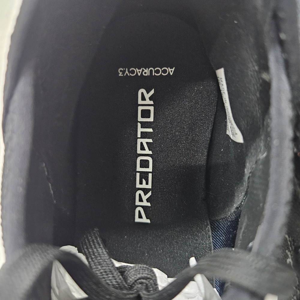 Adidas Predator Accuracy.3 Firm Ground Soccer Cleats GW4593 Black Mens Size 11 - Picture 11 of 11